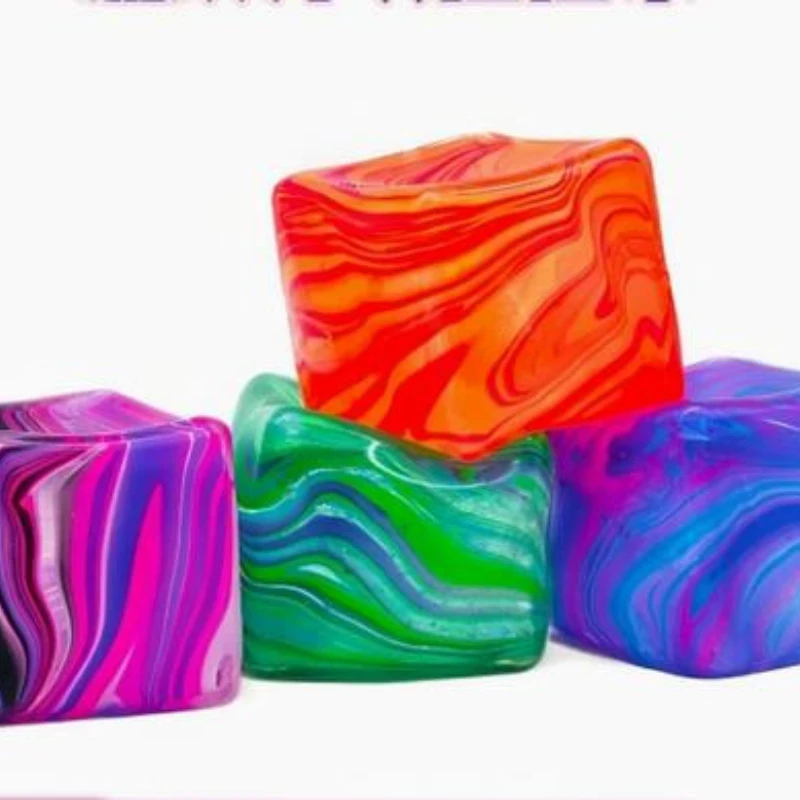 Bloque de Hielo Blandito y Suave, Regalos para Aliviar el Estrés, Pelotas Antiestrés, Accesorios de Oficina, Decoraciones para Descomprimir