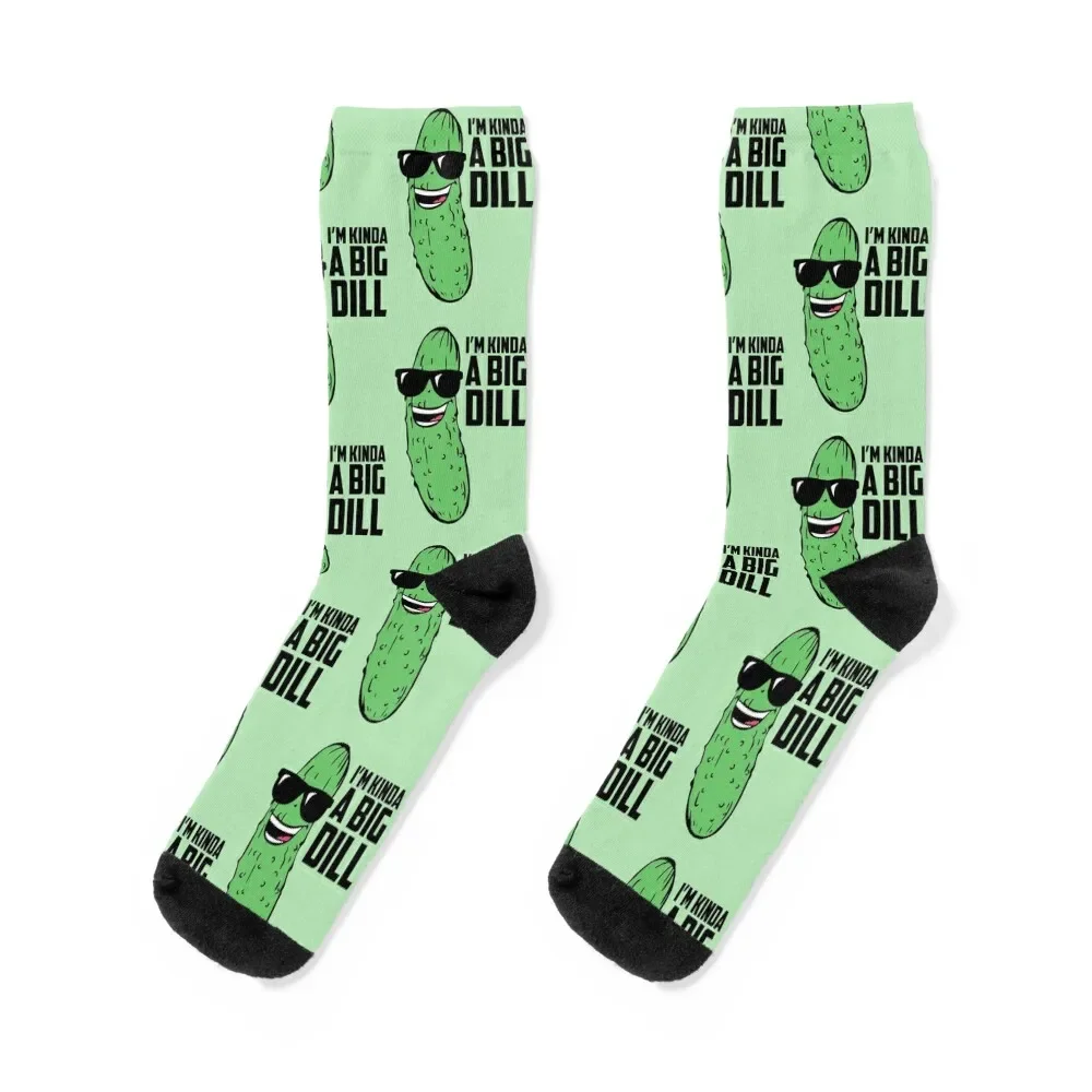 

Im Kinda a Big Dill Socks anime sports and leisure set Socks Female Men's