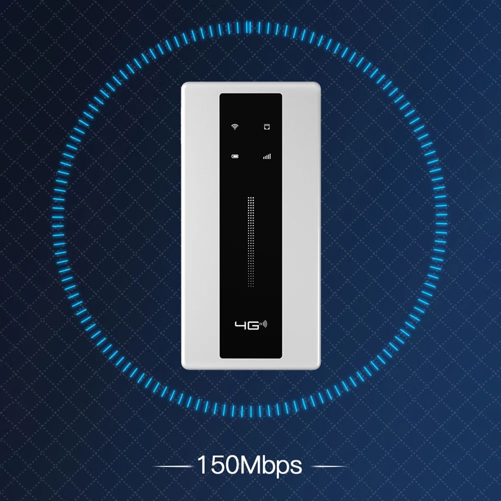 150Mbps 4G LTE موزع إنترنت واي فاي مع هوائي خارجي Type-C USB هوت سبوت محمول محول الشبكة اللاسلكية مؤشر LED