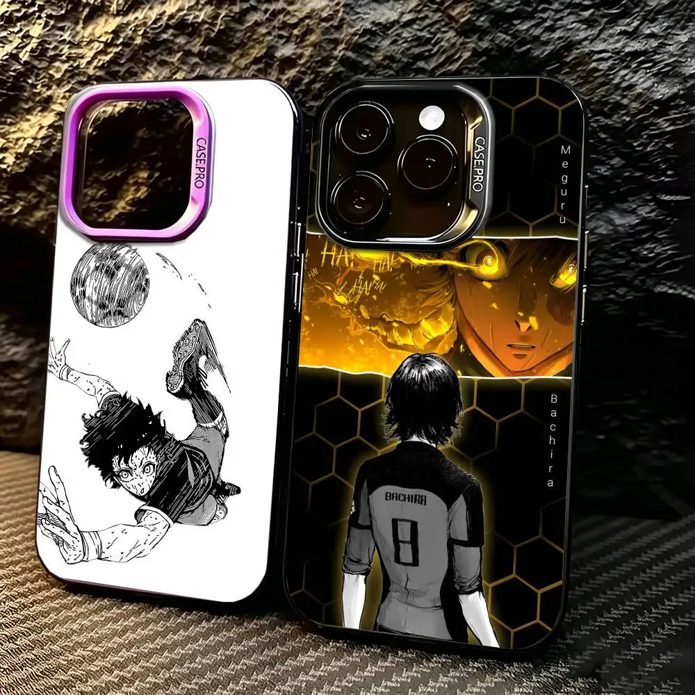 

Cute B-Bachira Meguru Phone Case For iPhone 17,16,15,14,13,12,11 Plus,Pro Max,XS,Colorful Silver Phone case Funda Cover