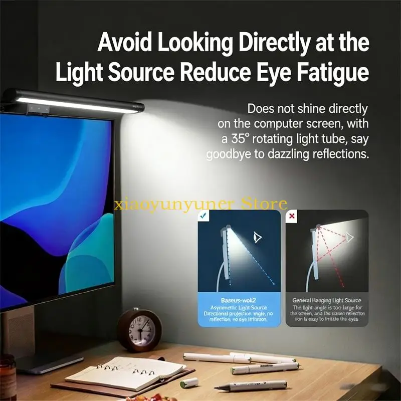 P9JB Monitor Light Bar Computer Light Touchable Control Color Temperature Desk Lamp