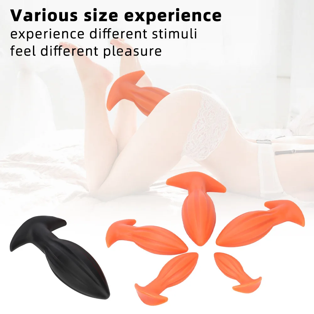 Silicone Anus Masturbation Anal Butt Plug Sex Toys for Men Women Huge Dildo SM Prostate Massage G-spot Stimulator Anal Trainer