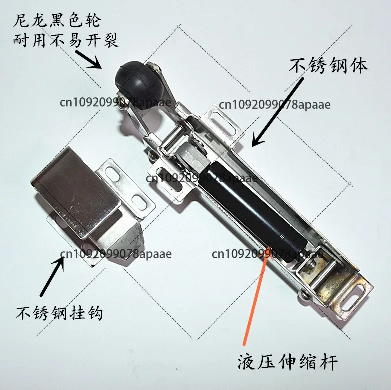 

Дверь для холодного хранения, петля для плоской дверной замка из нержавеющей стали, ручка с автоматическим возвратом морозильной камеры, гидравлический прочный дверной доводчик