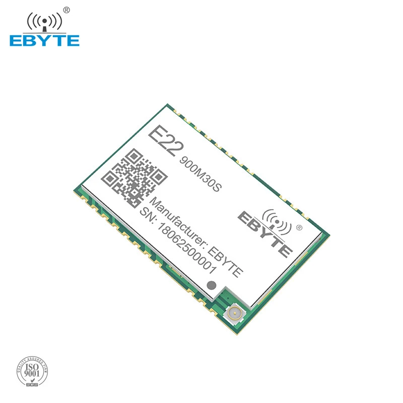 Módulo LoRa SX1262 TCXO de alta precisión, EBYTE E22-900M30S, 868MHz, 30dBm, 12km, antena IPEX, módulo de interfaz SPI, baja potencia, 32M