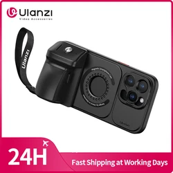 Ulanzi O-LOCK Handy-Videokit für iPhone 15 Pro/Pro Max 15M Remote Selfie Kit Magsafe Handyhülle & Grip Handle Kit Vlog Kit