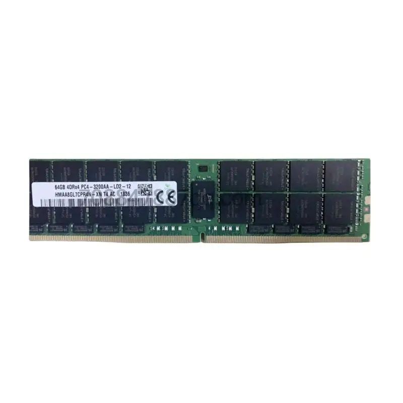 original 100% authentique   HMAA8GL7CPR4N-XN  DDR4 64G 4DRX4 PC4-3200 REG LRDIMM