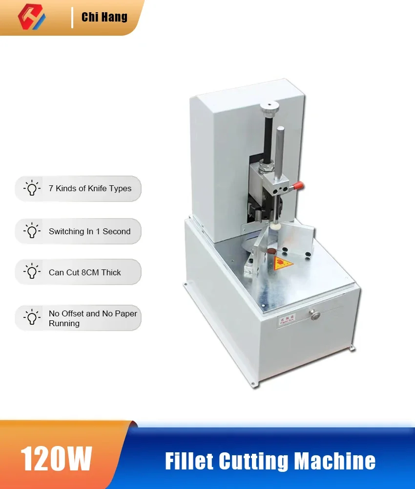 Manual Electronic Paper Machine 220V/120W Tag Photo Album Business Card Cutter Automatic Fillet Cutter