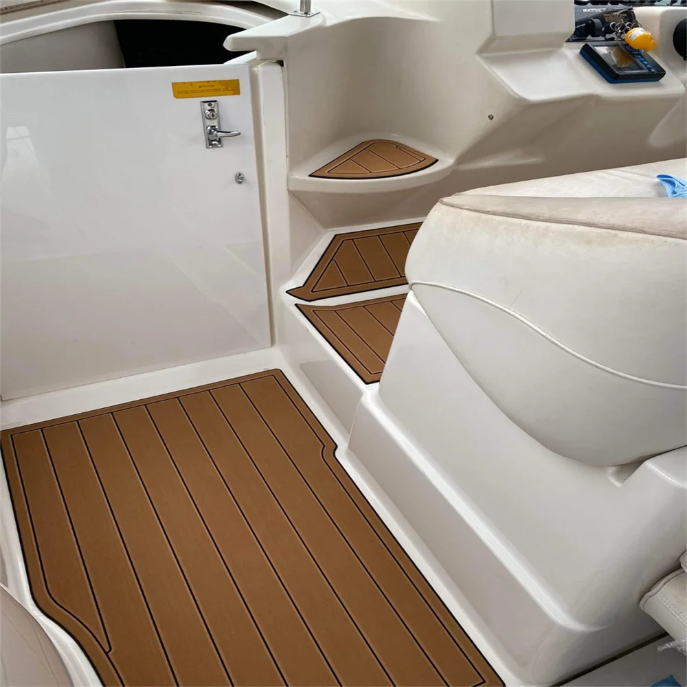 Swim Platform Cockpit Pad Boat EVA Teak Floor For 2000 Cruisers Yachts 3075 Express