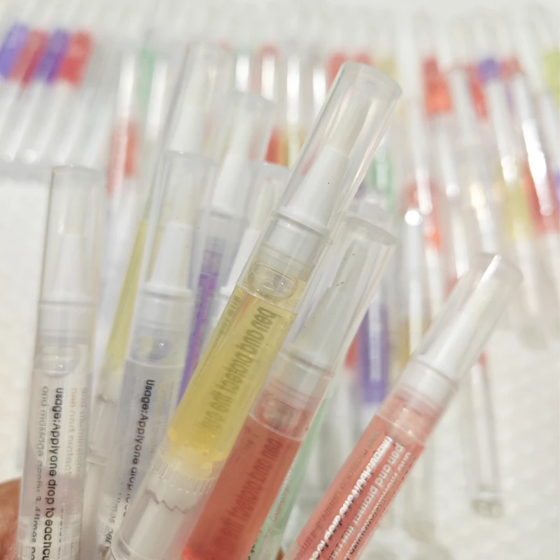 60 قطعة من أقلام زيت بشرة الأظافر المختلطة من كيورتيكل أوناسيت دي كيوتيكولاس أوناس تليين تغذي البشرة منتجات العناية بالأظافر