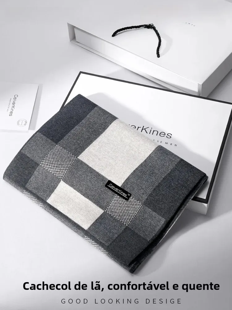 ceiverkines100-pure-wool-scarf-unisex-autumn-winter-thick-warm-versatile-high-end-feeling-neck-warmer-gift