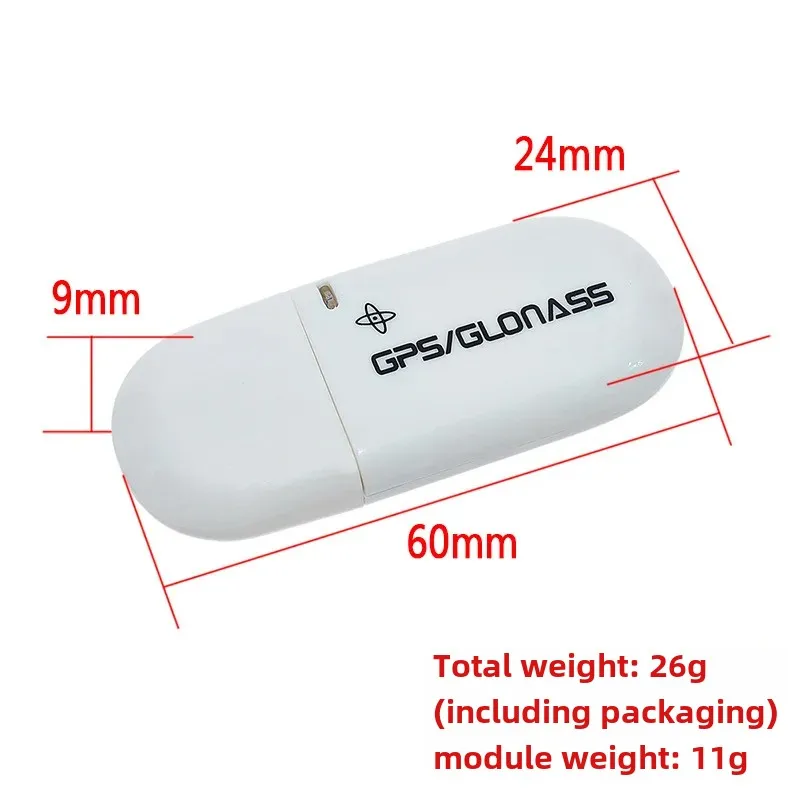 VK-172 GMOUSE USB GPS/GLONASS External GPS Module With USB Interface High Sensitivity Resistive Patch Antenna For Car