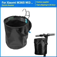 Zipper Waterproof Basket Handlebar Bags for Xiaomi M365 Mi3 Pro2 for Ninebot Max G30 Electric Scooter Basket Cycling  Bag