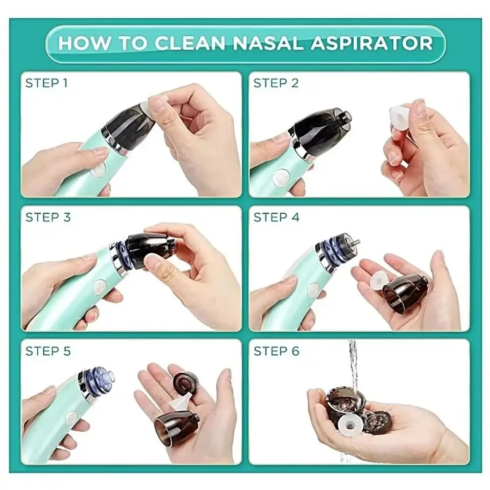 

Electric Electric Baby Nasal Aspirator Safety USB Charging Baby Nasal Inhaler Silent Nasal Obstruction Rhinitis Nose Cleaner