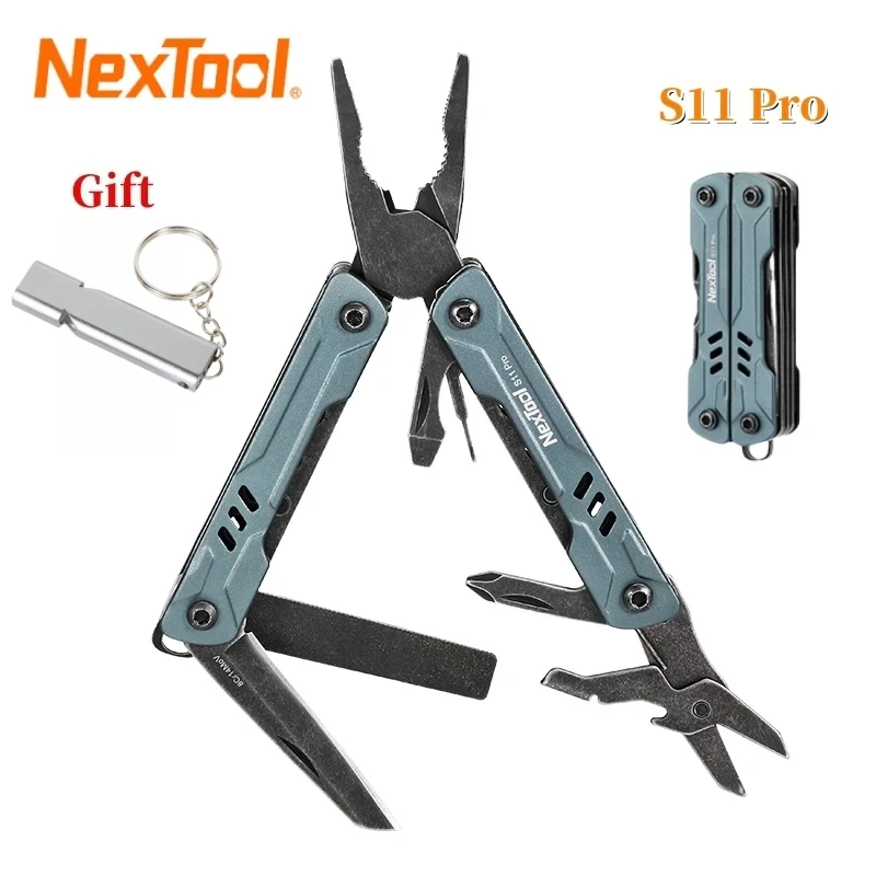 

NexTool 12IN1 Mini Sailor S11 Pro Multitool Pliers Folding Scissors Screwdriver Portable EDC Knife Outdoor Equipment Hand Tools