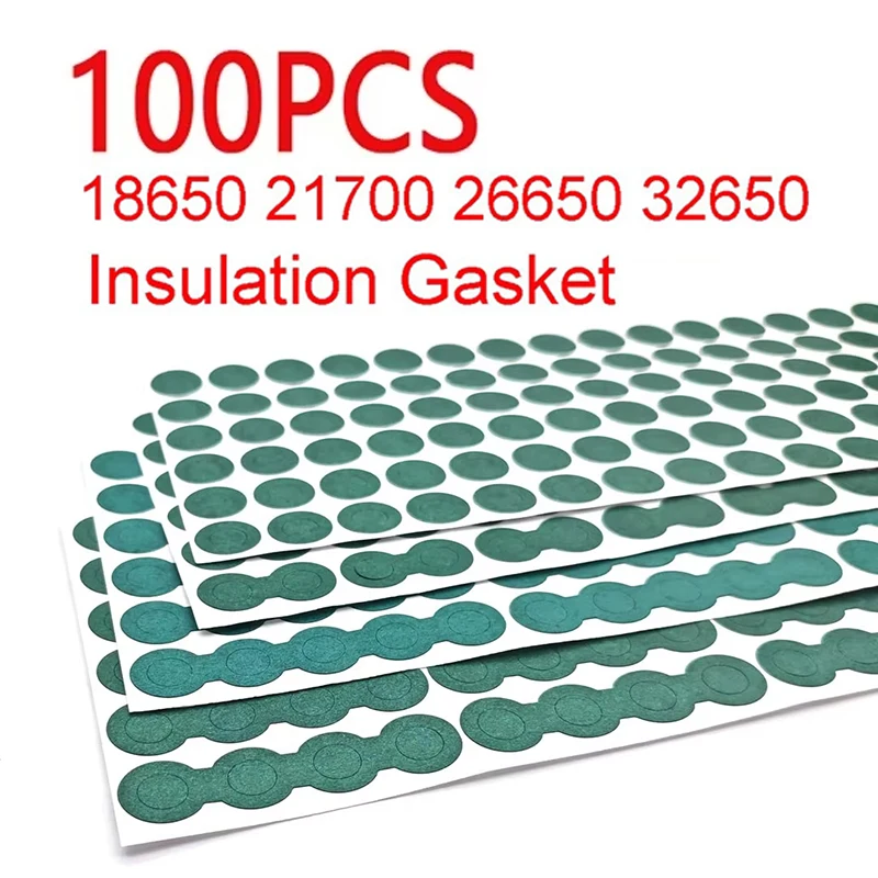 25-100Pcs/Lot 1S Battery Insulated Pads For Li-ion Battery Insulation Gasket Barley Paper Battery Pack 18650/21700/26650/32650