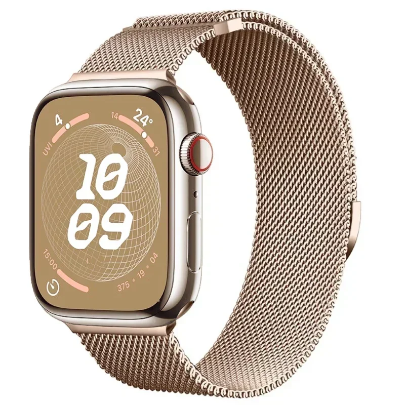 Milanese band voor Apple Watch Band Ultra 2 49 mm 44 mm 40 mm 45 mm 41 mm 38 mm 44 mm armband F of iWatch serie 9 3 6 5 SE 7 8 band