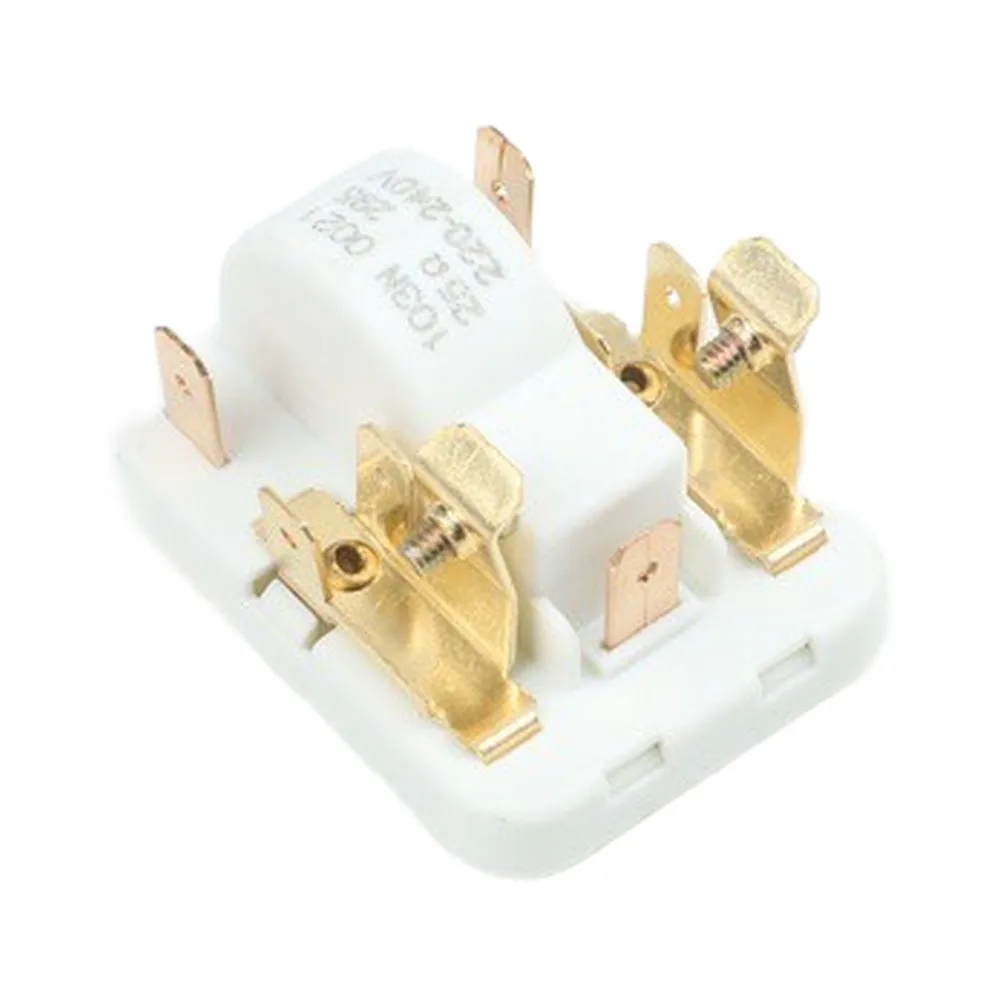 103N 0021 Refrigerator Compressor Starter Relay for ptc Based Overload Protection 220V 240V Rated 25 Ohm Easy Installation