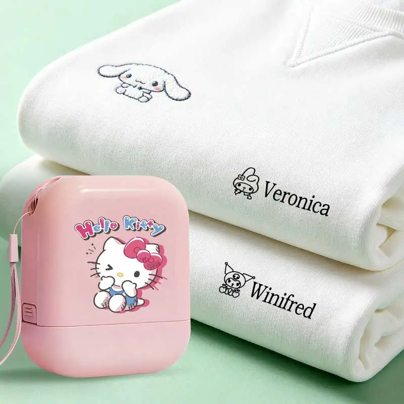 Sanrio DIY Namensstempel - Einfach zu bedienendes Namenssiegel, abwaschbare Tinte, perfekt zum Beschriften von Lunchboxen, Rucksäcken – Detail 6