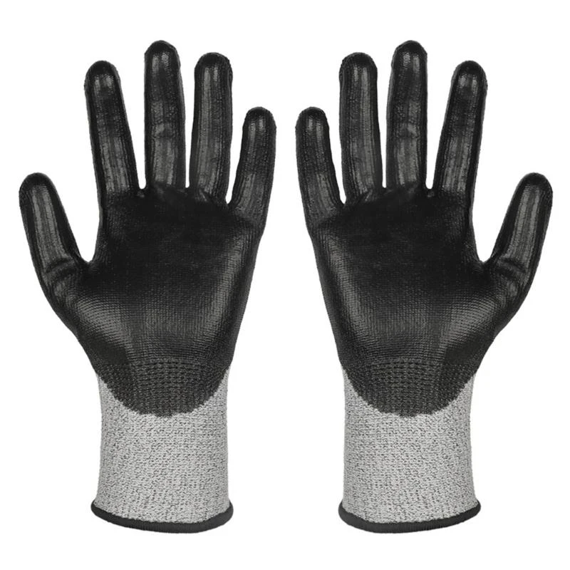 

Breathable Flexible PU Coated Safety Gloves For Precise Work And Rough Handling