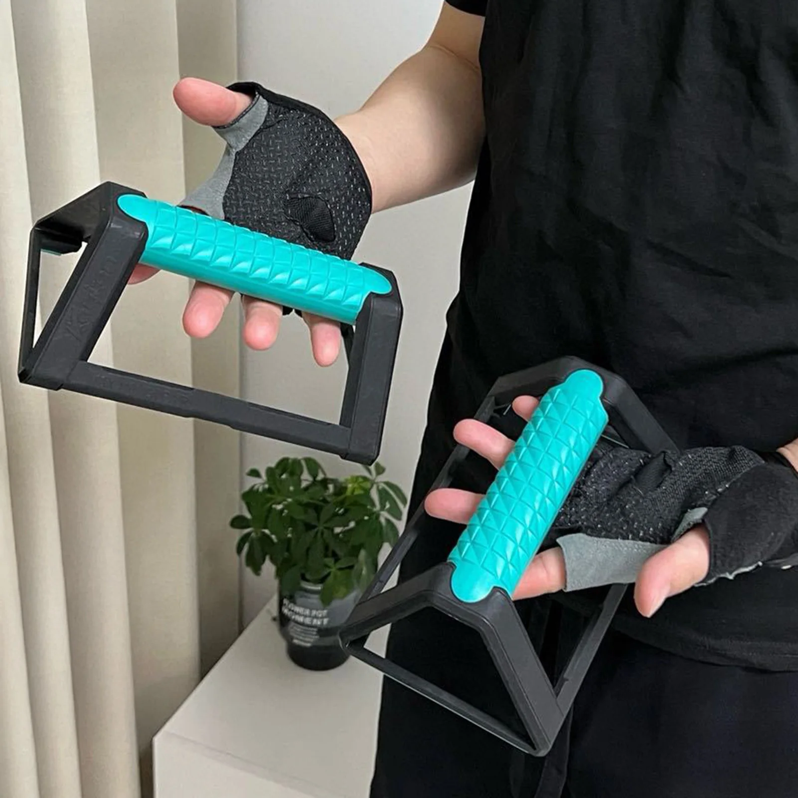 

2pcs Fitness Support Frame Anti Slip Triangular Support Frame For Flat Support Waist Abdominal Muscle Training Sports Equipments
