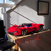 Speed Champions Racing Car Daytona SP3 MOC-42143 Supercar Ferraried Technical Block Model Building Toys Boys Birthday Gift