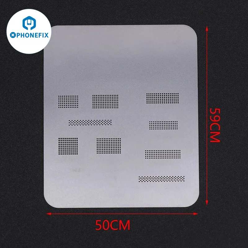 Imagem -06 - Haizhiwan-display Lcd ic Bga Reballing Stencil Touch Screen Flex Chip Polonês Remoção Proteção Solda Net Iphone 1115 pm