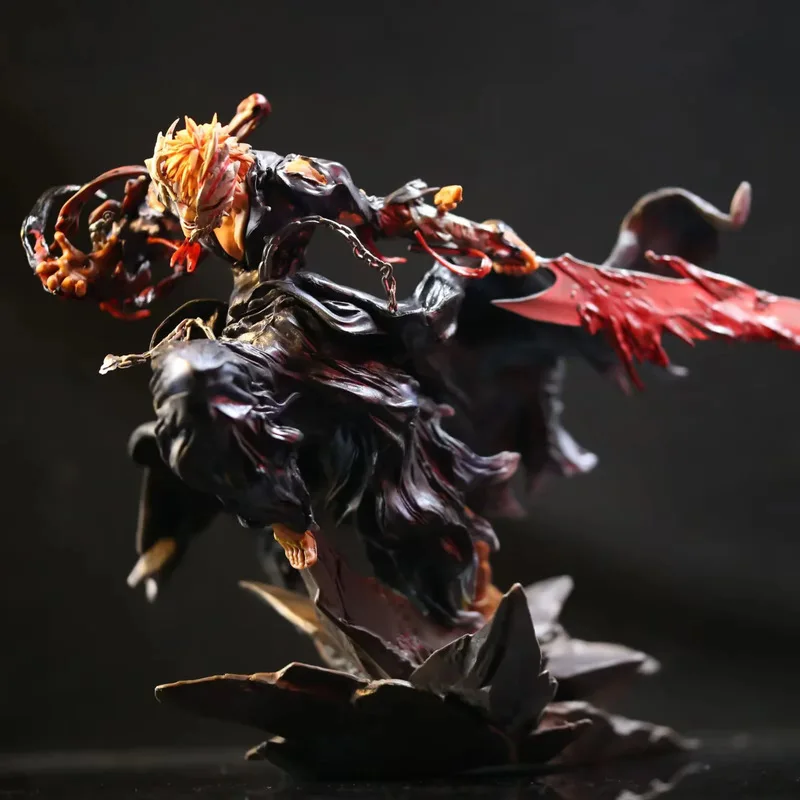 

New Sell Well Animation Bleach Kurosaki Ichigo Luminous Gk Doll Hand-Made Model Trend Figure Desktop Ornaments Toy Gift