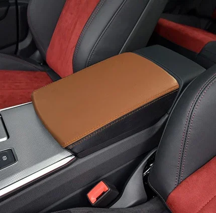 Protective Cover Sleeve Pad for Audi A6 C6 2005-2011, C7 2012-2018, C8 2019-2024 Four-season Soft Leather Central Armrest Box - view 3