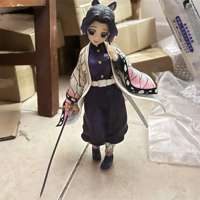 

Bandai Demon Slayer Kochou Shinobu Missing Base Can Stand Alone Genuine Bulk Goods Have Defects Model Doll Action Figure