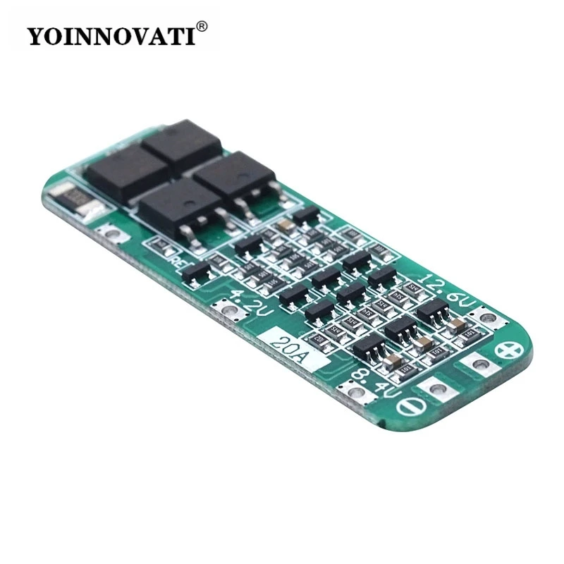 3S 20A Li-ion Lithium Battery 18650 Charger Protection Board PCB BMS 11.1V 12V 12.6V Cell Charging Protecting Module