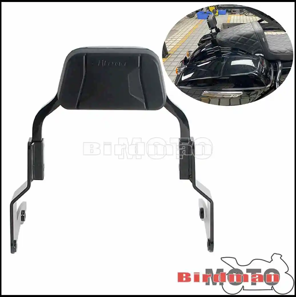 For Harley Backrest Passenger Detachable Sissy Bar Pad Fit Touring Electra Glide FLHFB FLHTP FLH FLHT FLHTCU FLHTCUL FLHTK 14-25