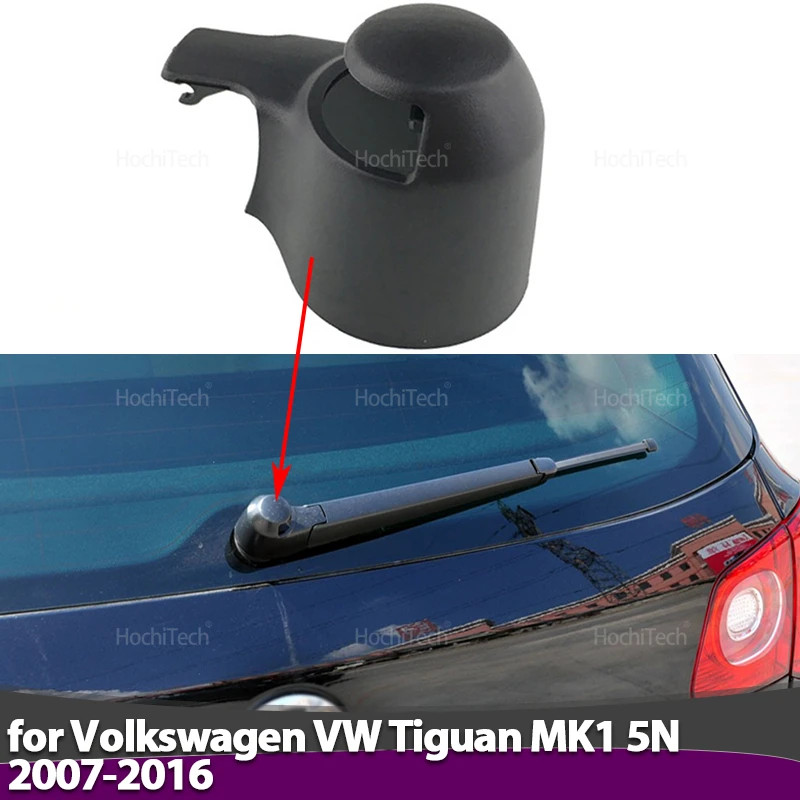 For Volkswagen VW Tiguan MK1 5N 2007-2016 6Q6955435B Windshield Windscreen Rear Wiper Arm Washer Cover Cap Nut