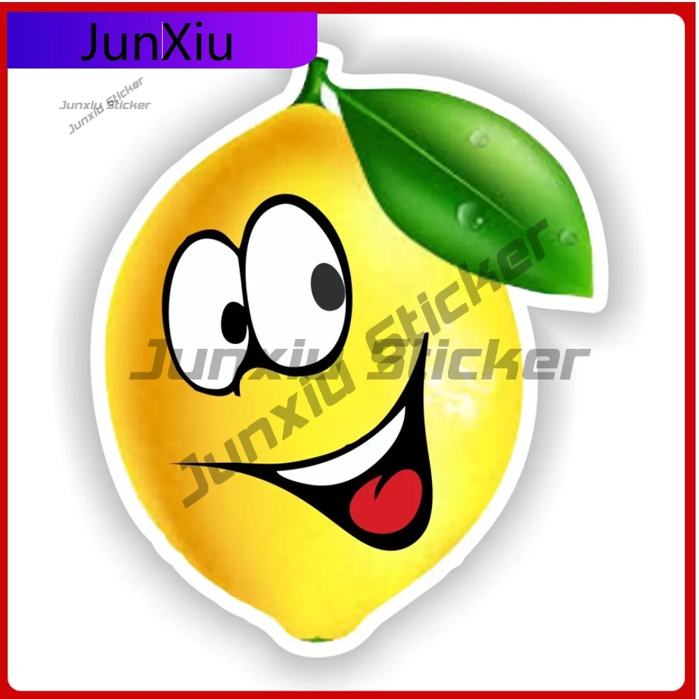 

Lemon Fruit Vinyl Graphic Stickers Car Accessories And Decals Custom Van Stickers And Decals Bicycle Accessories Bumper Suv Cove