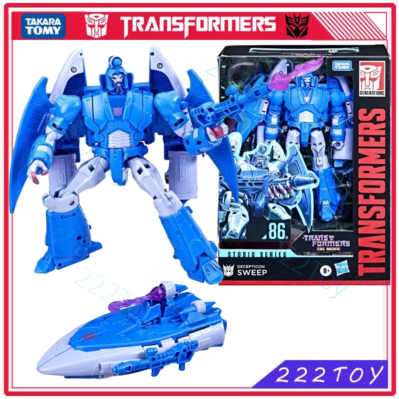 New Takara Tomy Transformers Toy The Movie1986 SS86-10 Voyager Class Sweep  Action Figure Robot Toys Gift Classic Anime Figures