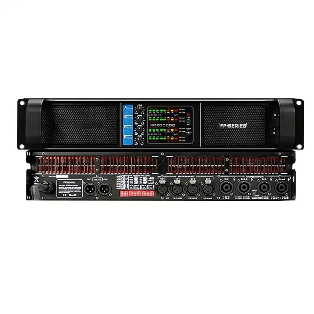22000Q Mixing Power Amplifier Fixed-voltage Matrix Audio Amplifier Mixer Audio Matrix For PA System