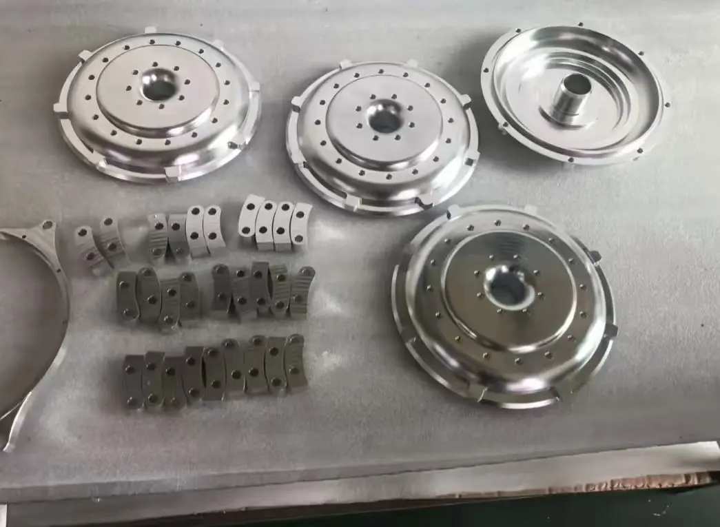 Custom 5-Axis CNC Machined Aluminum Alloy Rotating Base Complex Geometry Mechanical Component