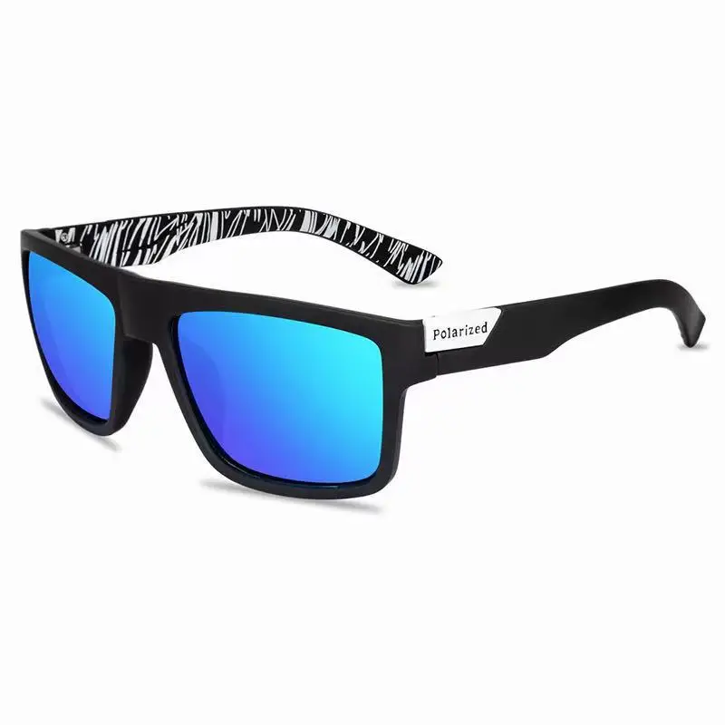 Modische Vintage Quadratische Polarisierte Sonnenbrille für Männer und Frauen, Luxus-Markendesigner Fahrer- und Anglerbrille, UV400-Schutz – Detail 11