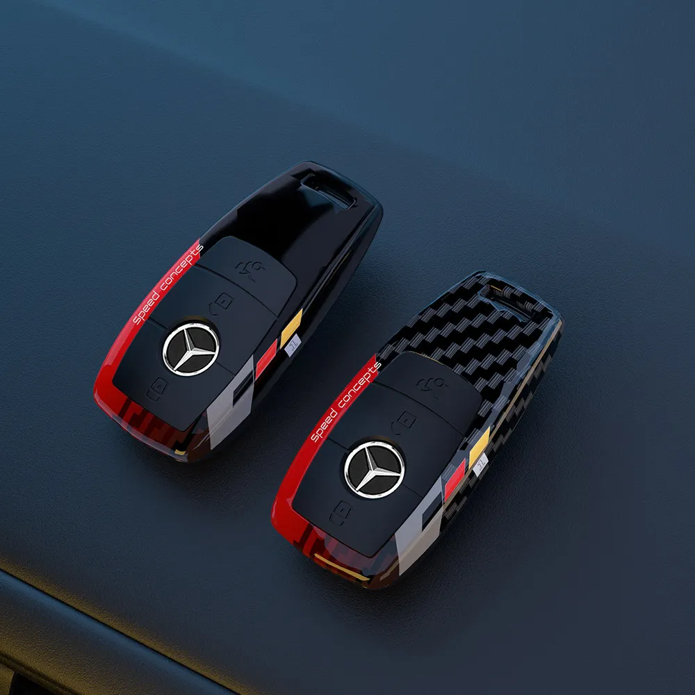 ABS Suitable for Mercedes Benz a200l glb e300l glc260l gle350 CLS level key set with full shell buckle MXE
