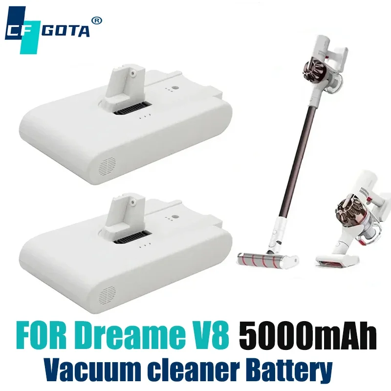 

New Original 25.2V 5000mAh For Xiaomi Dreame Cordless vacuum cleaner V8 Dreame Replacement Battery