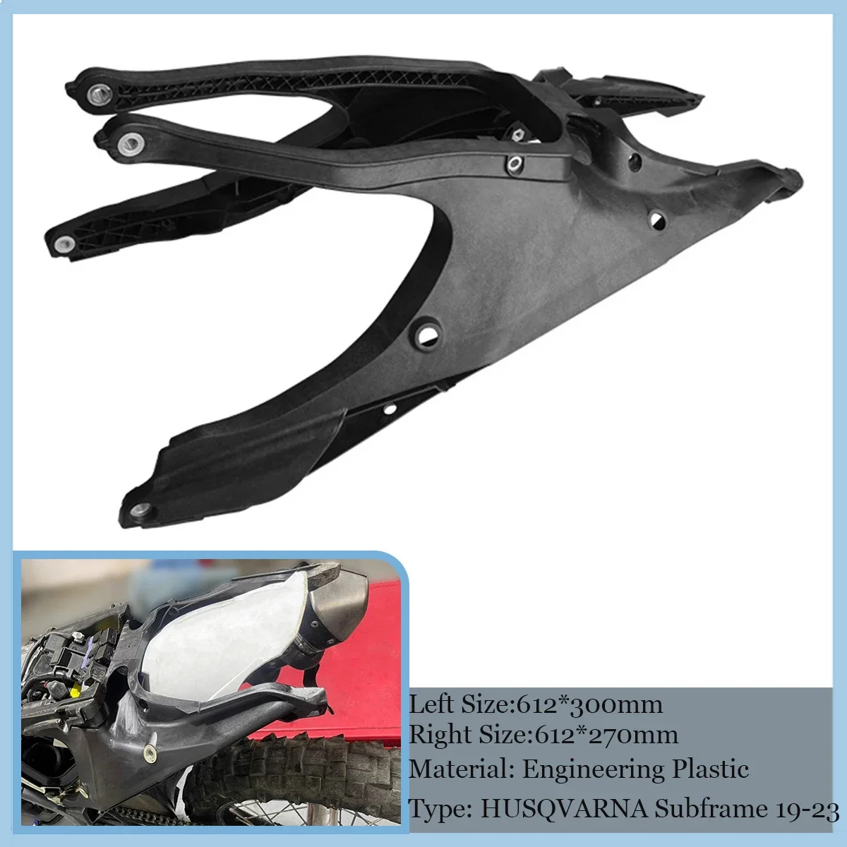 Motorcycle Rear Seat Tailstock Bracket Subframe For HUSQVARNA FC TC FX TE TX 125 250 300 350 Motocross  Enduro Pit Dirt Bike