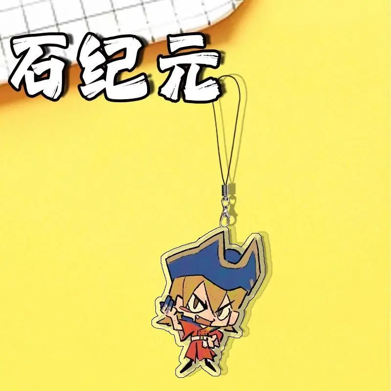 Anime Dr.STONE Ishigami Senkuu Gen Asagiri Acrylic Phone Lanyards Phone Charm Decoration Backpack Accessories - view 5