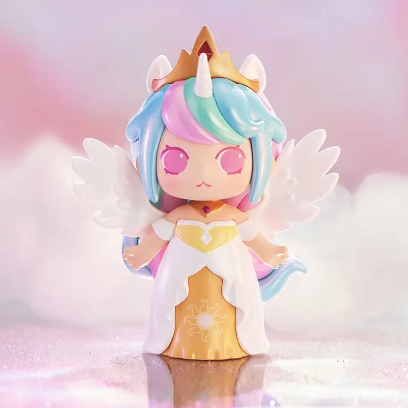 Rainbow Foal Blind Box Figurine Mistero Anime Figure Simpatiche bambole da collezione Decorazione del desktop Giocattoli Principessa Giocattoli Regali