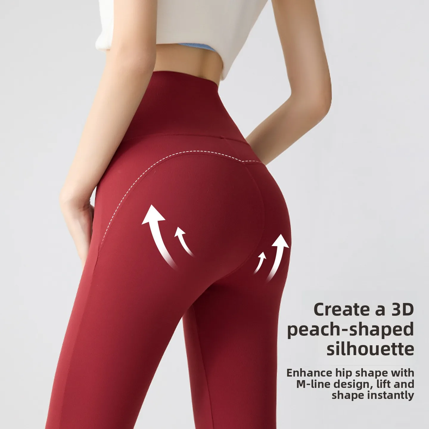 Pantalones de Yoga finos de verano para mujer, pantalones Bootcut con Control del vientre de Arca de cintura alta, prendas de vestir exteriores, pantalones largos adelgazantes, mallas