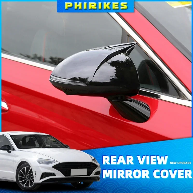 

High Quality Car Rear View Mirror Cover Cap For Hyundai for Sonata DN8 2020-2022 Rearview Mirror Cover Wing Side Mirror Cap