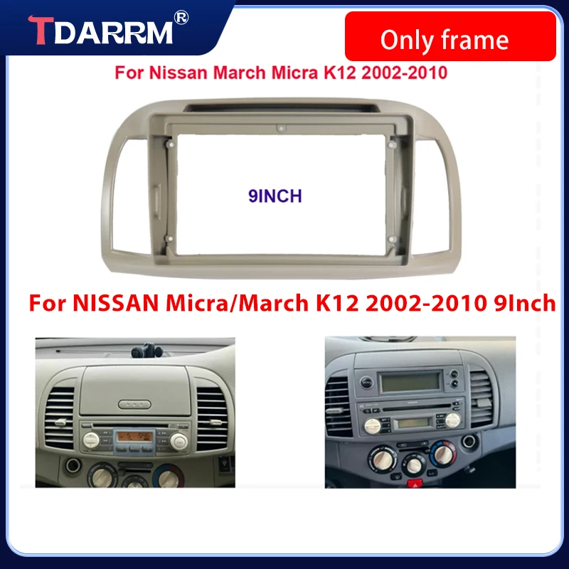ACR 281210-03-2 Cornice Per Radio Auto 1-DIN Per NISSAN Micra 4 K13 ACR 281210-03-2 Cornice Per Radio Auto 1-DIN Per NISSAN Micra 4 K13