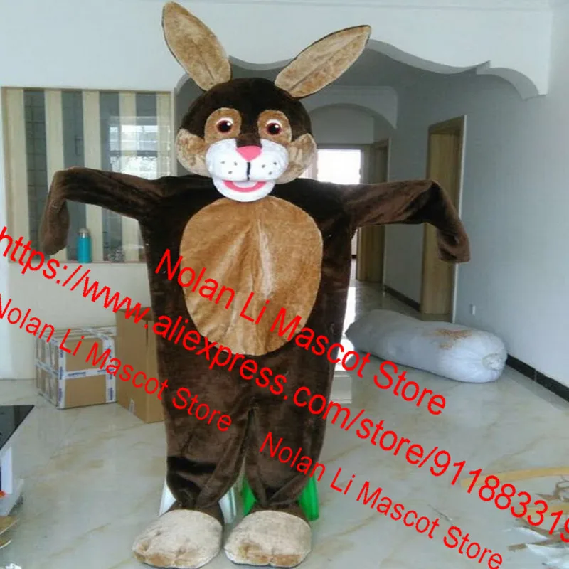 Costume de mascotte de loup brun pour adultes, jeu publicitaire de dessin animé imbibé, OligHelmet, Halloween, fête d'anniversaire, Py Play, haute qualité, 143