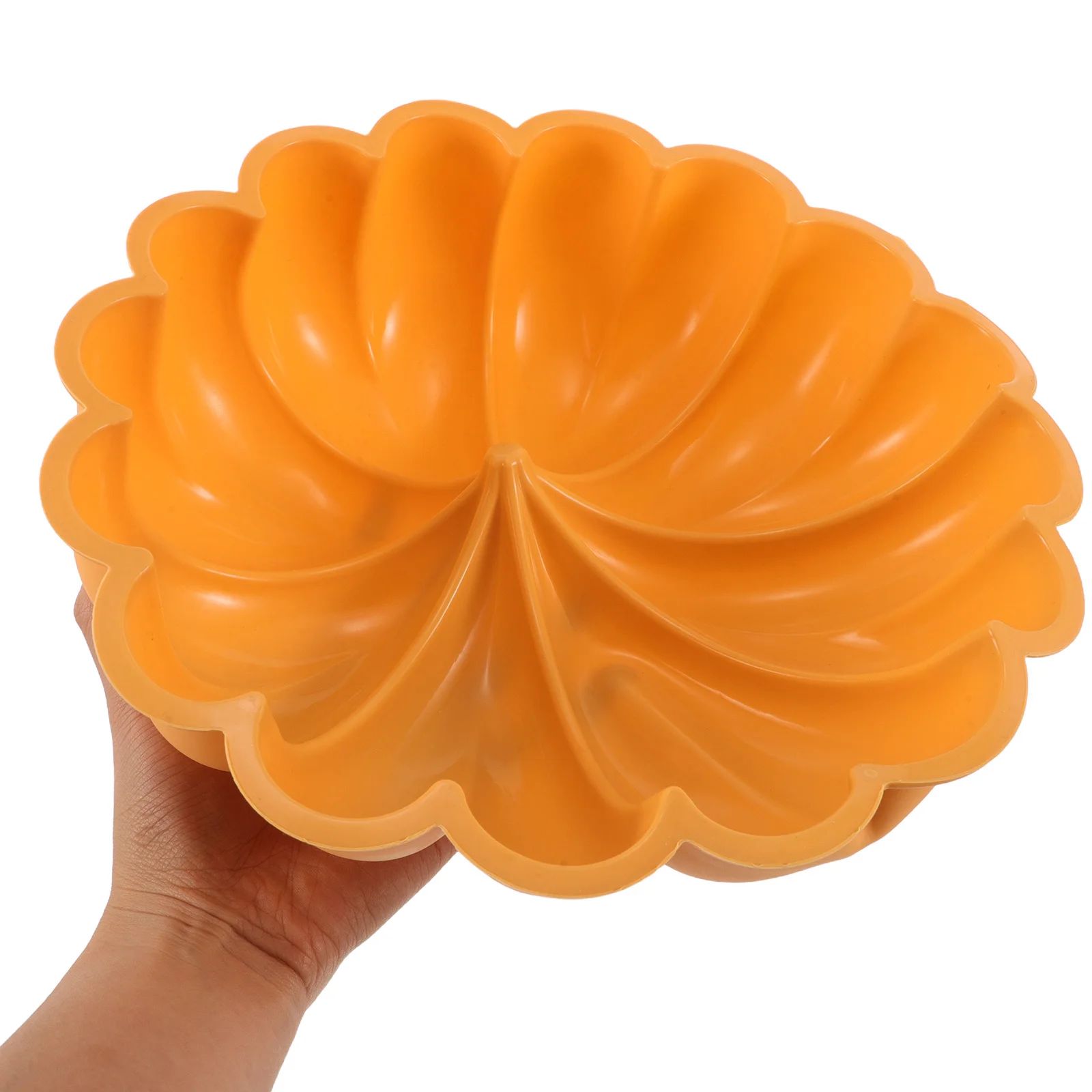 

2pcs Silicone Pumpkin Cake Mold 6-Cavity Non-Stick Baking Pan For Pudding Egg Tart Halloween Reusable Chocolate Mousse Mold