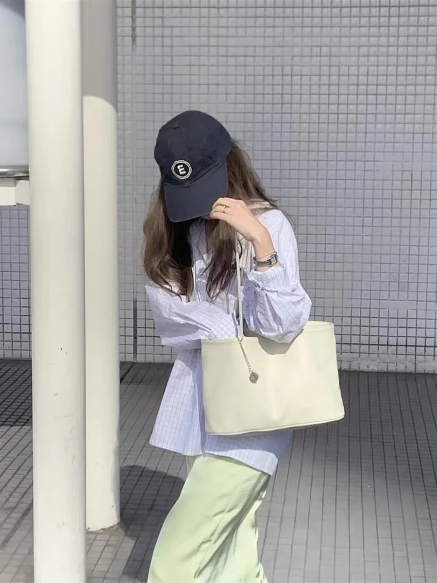 2026 New Minimalist Large Capacity Commuter Handbag Women's Versatile Tote Bag Early Eight Underarm Single Shoulder Bag