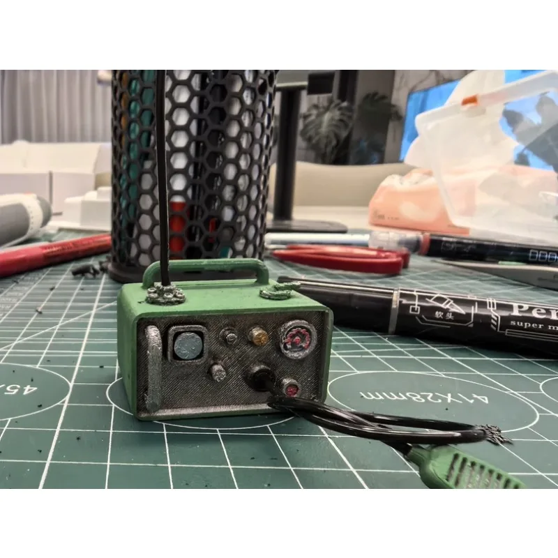 3D Printed Dress-Up Scale Part For 1/8 1/10 Scale RC Crawler Simulated Radio Model PETG-CF  Custom Fit Detail Ornament Rigid view 4