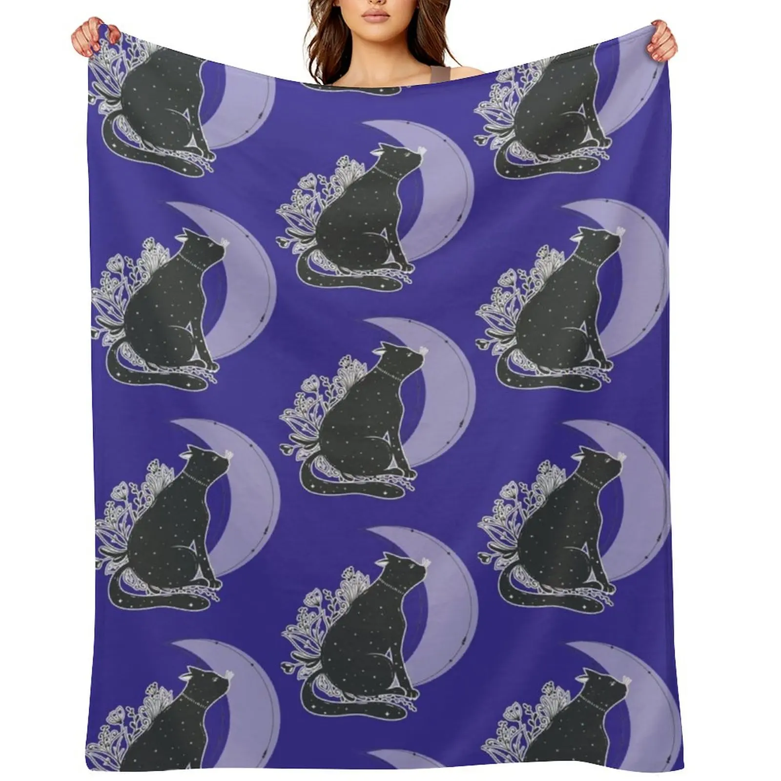 

Jiji and Moon Throw Blanket Luxury Thicken Luxury St Picnic Beautifuls Blankets